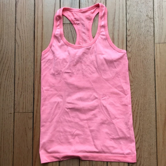 lululemon athletica Tops - Bright pink swiftly lululemon racerback tank